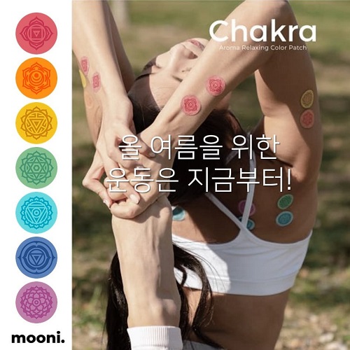 Bolehshop - Chakra Aroma Color Patch 7 Types Of Aroma Set