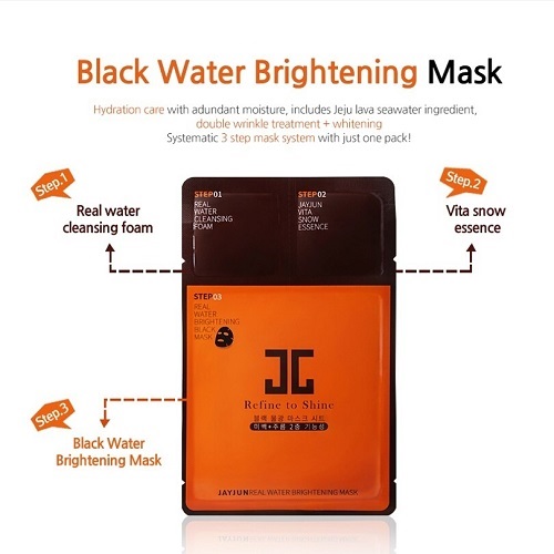 Bolehshop - New Real Water Brightening Black Mask Ingredients