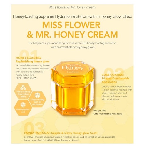 Bolehshop - Miss Flower & Mr. Honey Cream Information